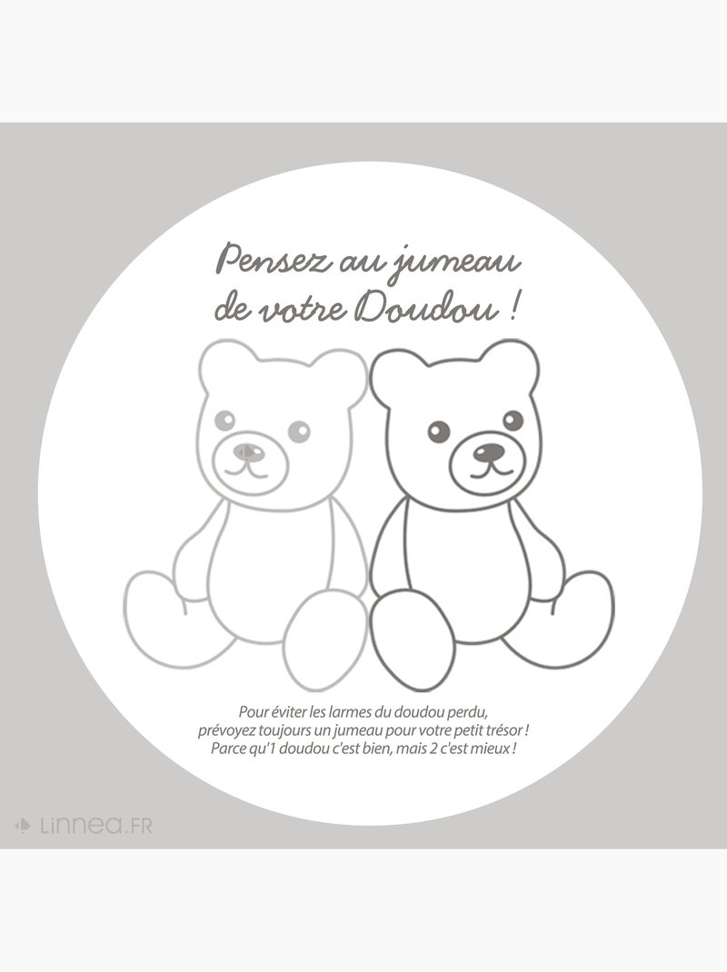 Plaid bébé collection YOCA LE KOALA Blanc - Kiabi