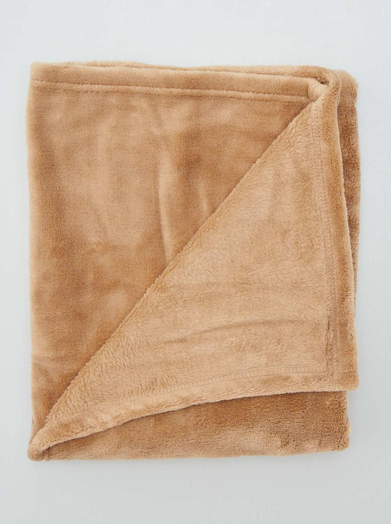 Plaid bébé polaire Beige - Kiabi