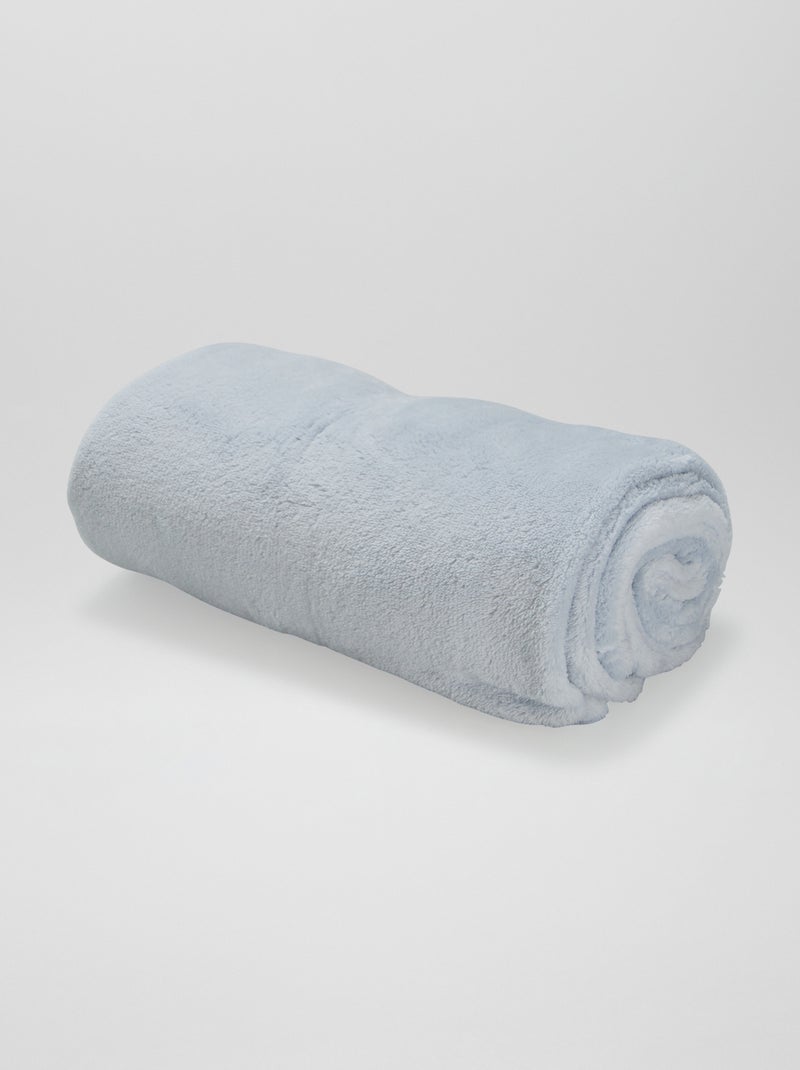 Plaid bébé polaire Bleu - Kiabi