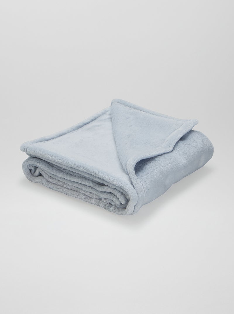 Plaid bébé polaire Bleu - Kiabi