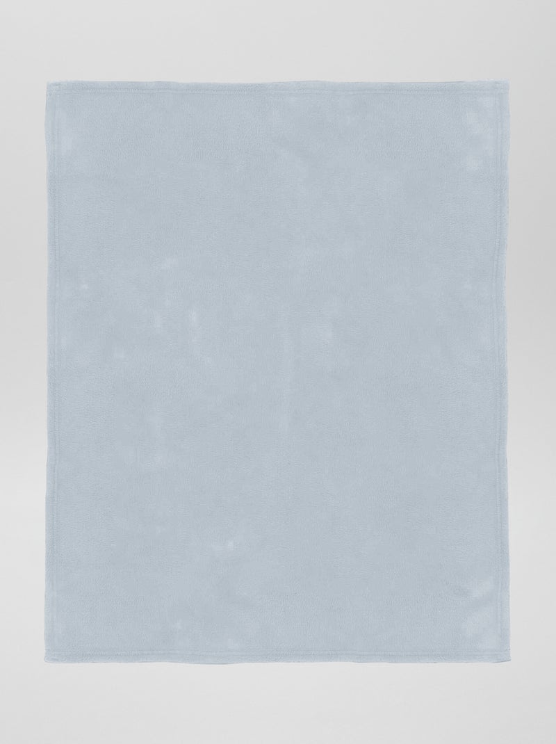 Plaid bébé polaire Bleu - Kiabi