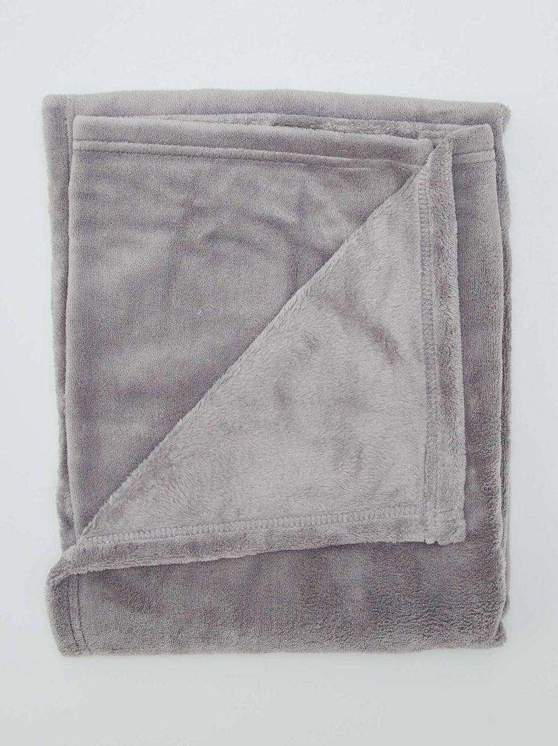 Plaid bébé polaire Gris - Kiabi