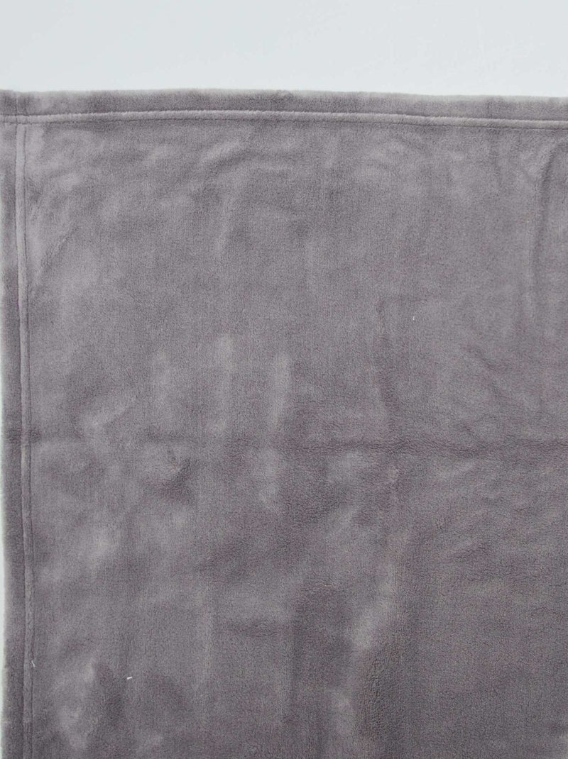 Plaid bébé polaire Gris - Kiabi