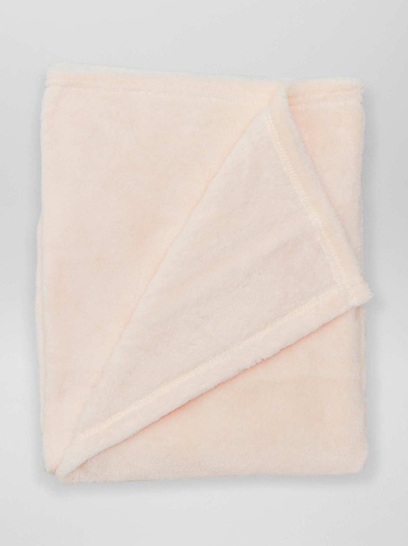 Plaid bébé polaire Rose - Kiabi
