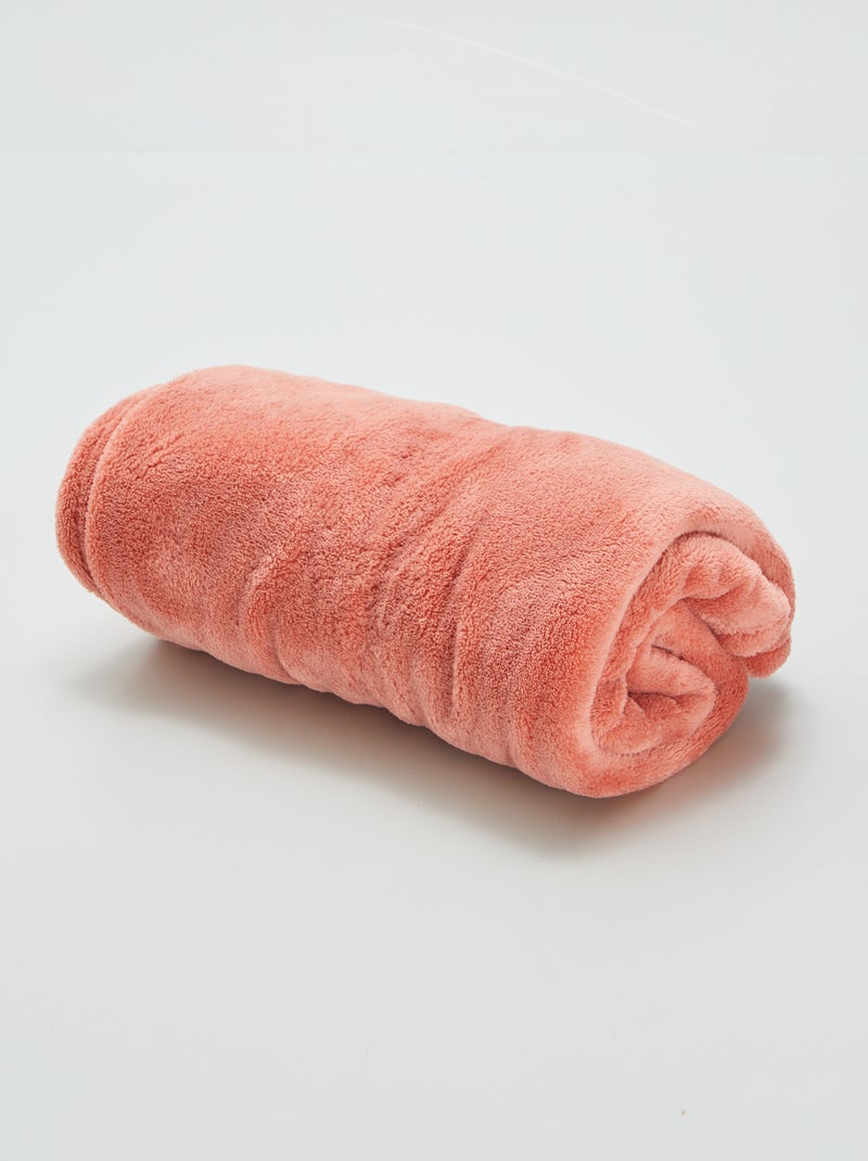 Plaid bébé polaire Rose - Kiabi