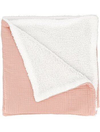 Plaid Bi Matière Gaze de Coton 130x170 cm