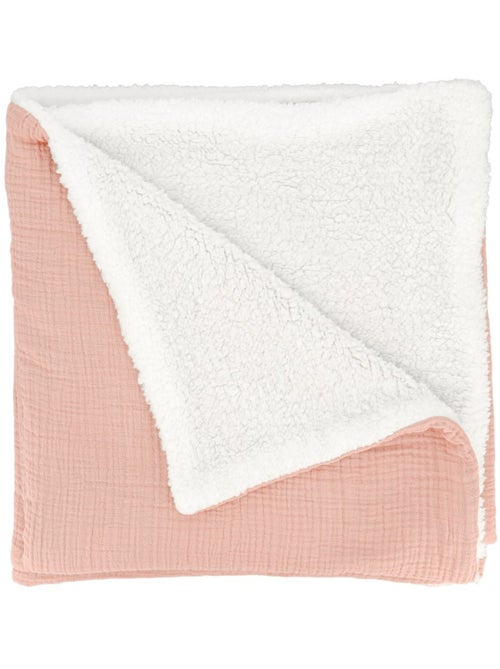 Plaid Bi Matière Gaze de Coton 130x170 cm - Kiabi