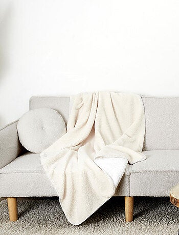 Plaid boucle sherpa collection FANNY
