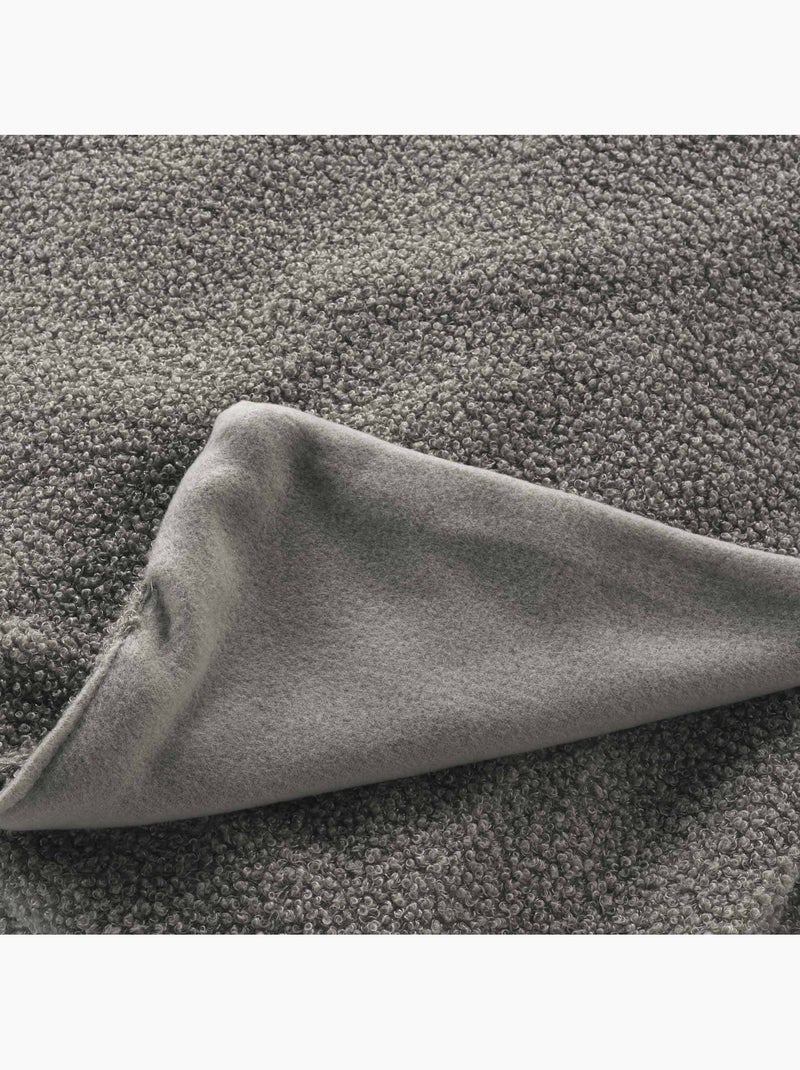 Plaid bouclette Wooly Gris - Kiabi