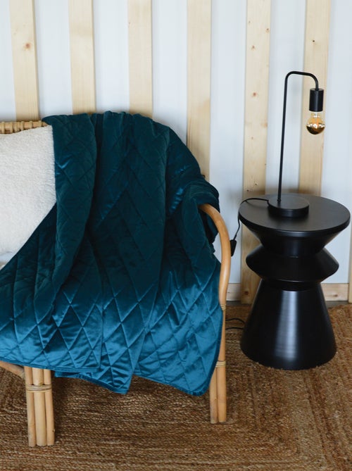 Plaid Canapé en velours matelassé - Kiabi