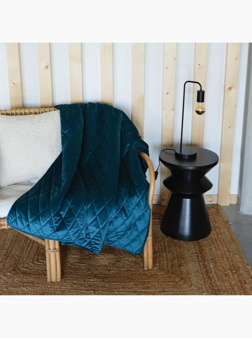 Plaid Canapé en velours matelassé - Kiabi