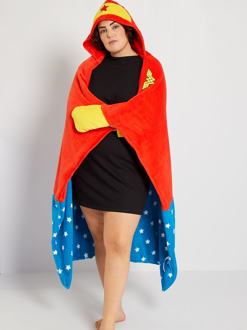 Plaid-cape 'Wonder Woman' rouge - Kiabi