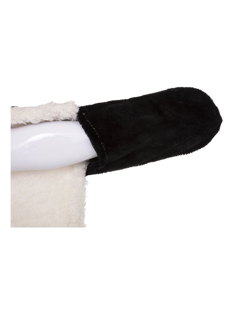 Plaid capuche mouton 100x130 cm Blanc - Kiabi