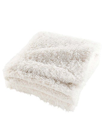 Plaid chaud imitation fourrure cocooning