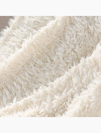 Plaid chaud imitation fourrure cocooning