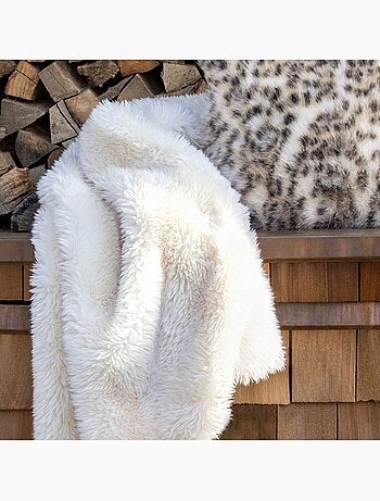 Plaid chaud uni - terre de nuit