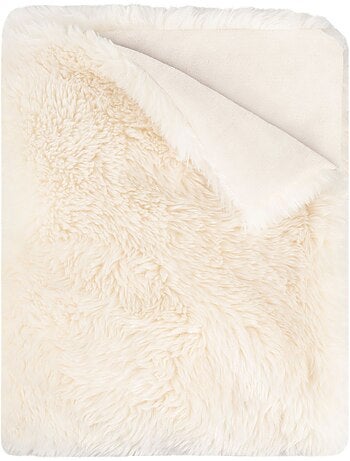 Plaid chaud uni - terre de nuit