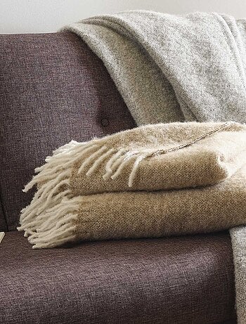 Plaid chic en alpage et mohair