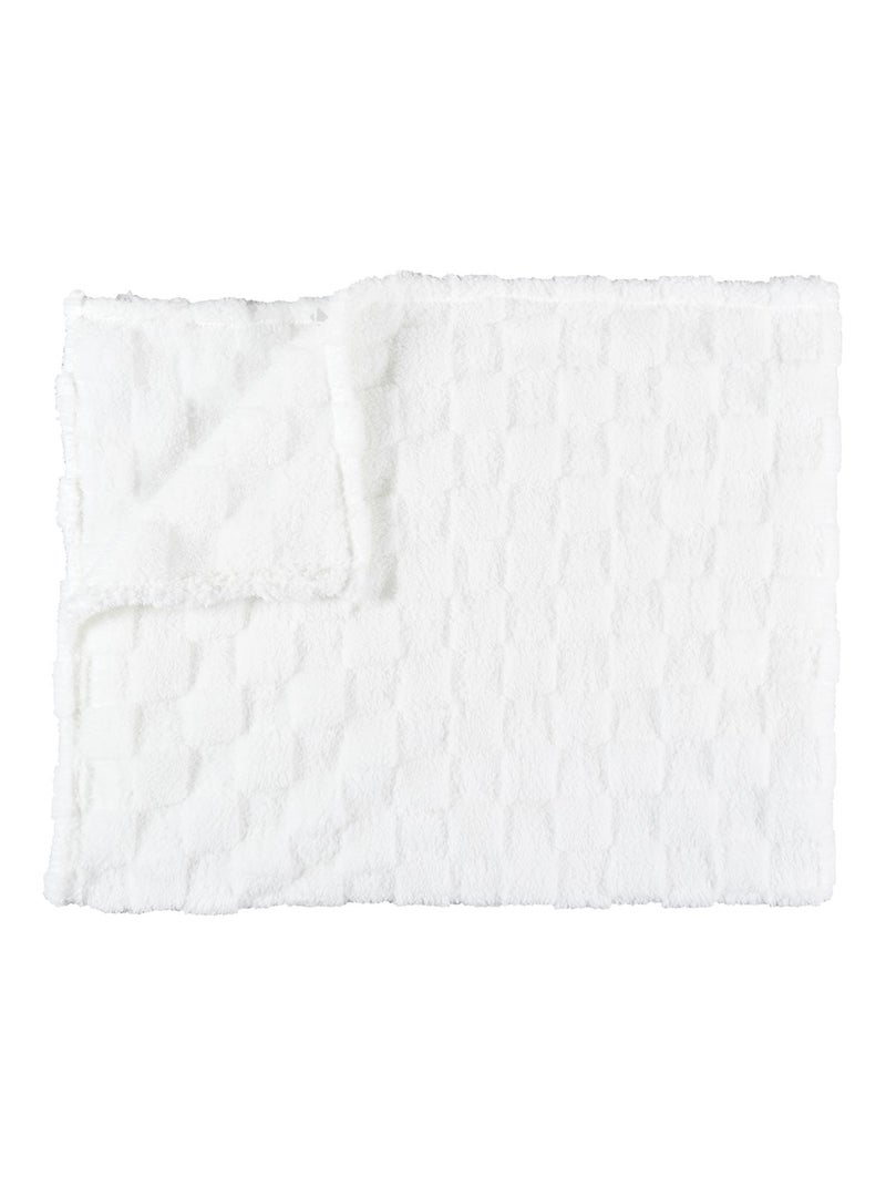 Plaid collection Hohneck Blanc - Kiabi