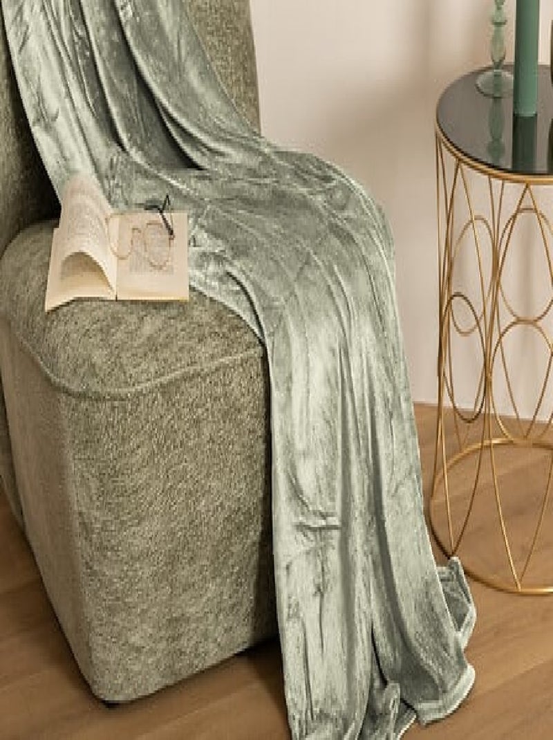 Plaid Collection Olis Vert - Kiabi