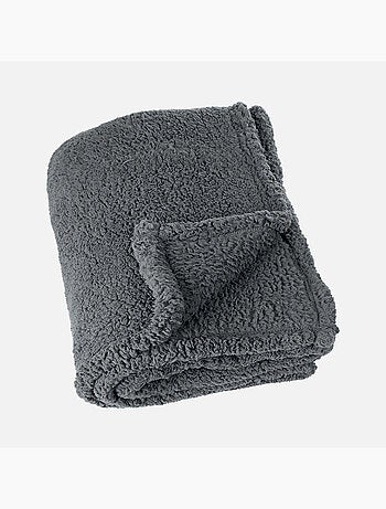 Plaid coloré - Effet mouton