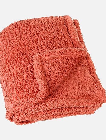 Plaid coloré - Effet mouton