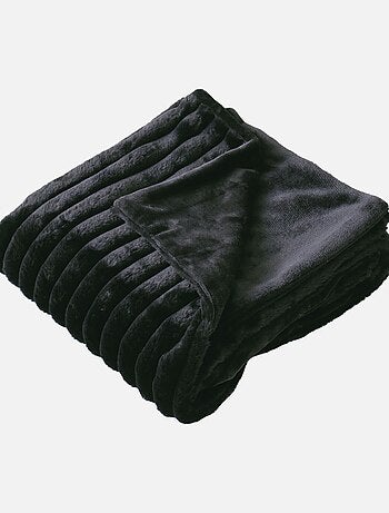 Plaid côtelé blanc effet fourrure Matisse