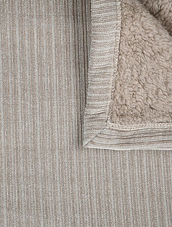 Plaid côtelé ultra doux
