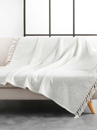 Plaid coton tisse Zamina