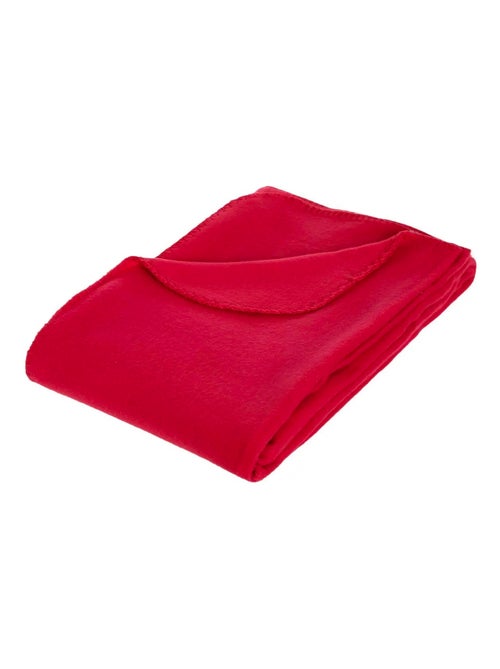 Plaid couverture 125 x 150cm Legerete Rouge - Kiabi