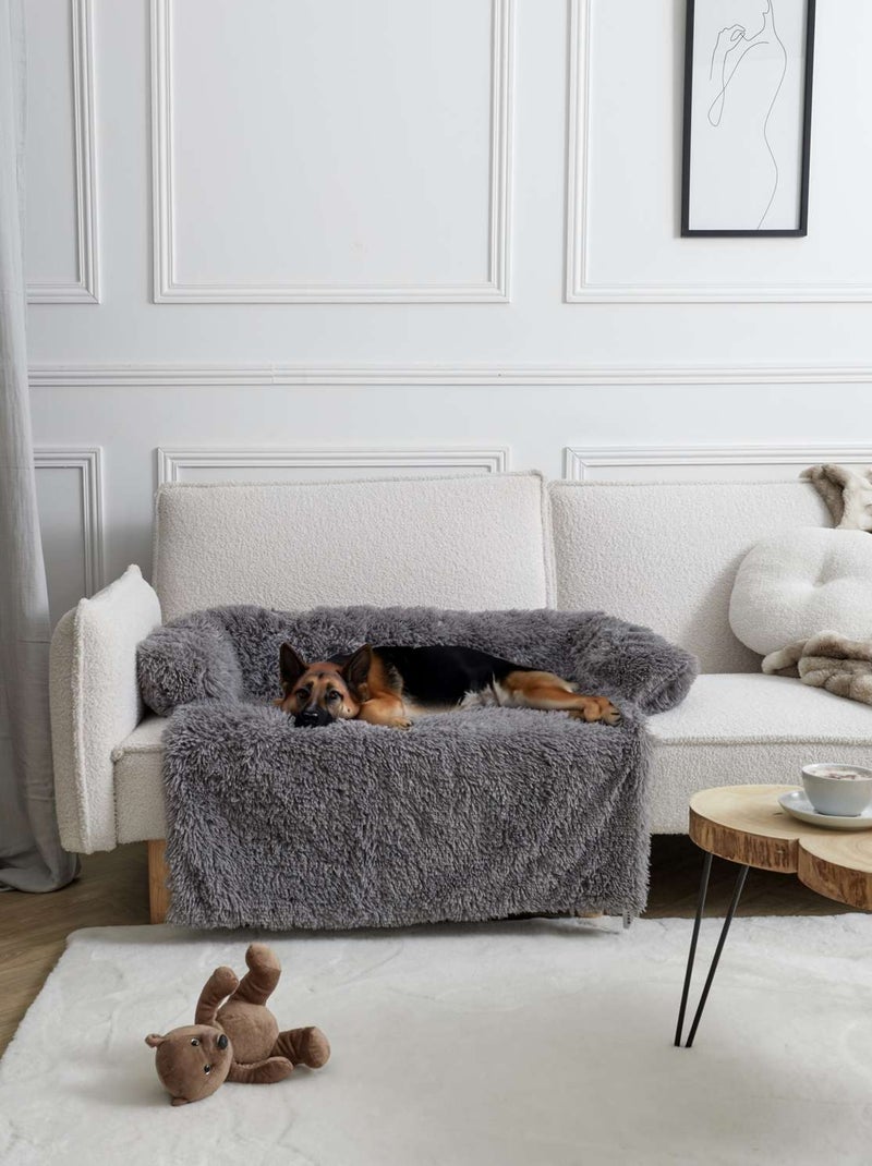 Plaid couverture de canapé pour chien et chat Gris - Kiabi