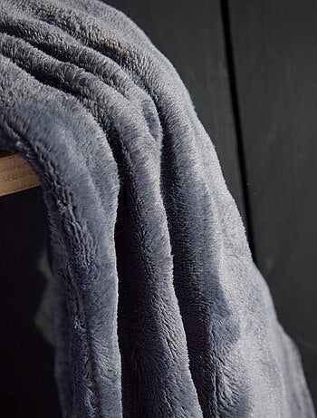 Plaid damier uni BIEN AU CHAUD