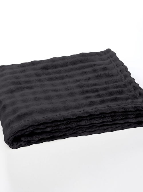 Plaid damier uni BIEN AU CHAUD - Kiabi