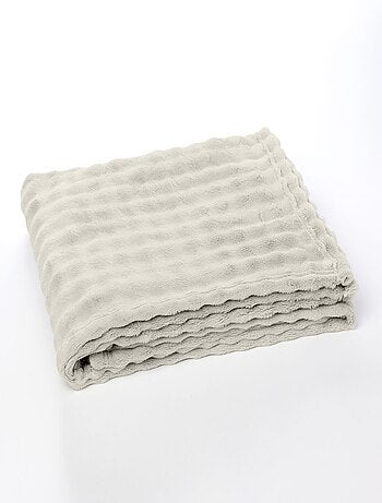 Plaid damier uni MATCHA