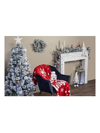 Plaid de Noël motif Merry Christmas