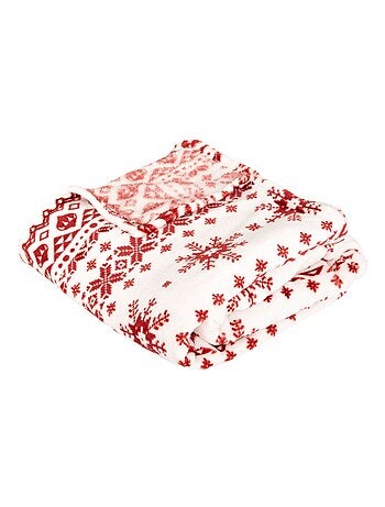 Plaid de Noël motif Scandinave