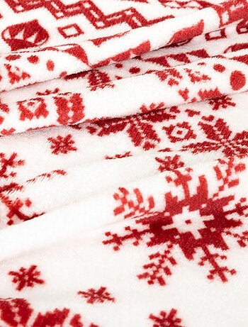 Plaid de Noël motif Scandinave