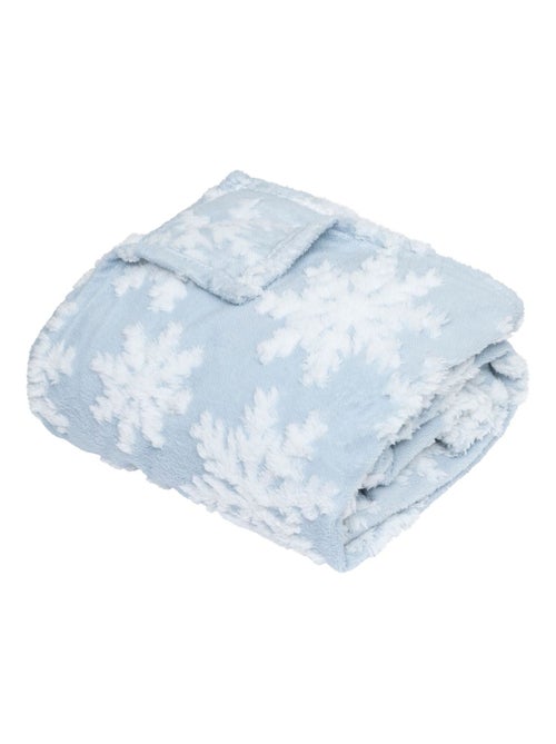 Plaid de Noël motifs flocons - Kiabi Plaid de Noël motifs flocons - Kiabi