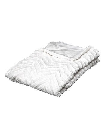 Plaid design imitiation fourrure Jeanne