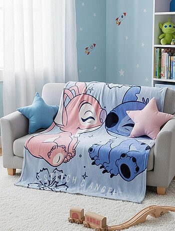 Plaid Disney Angel et Stitch - 100% Polyester