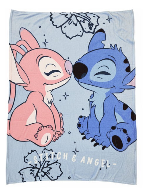 Plaid Disney Angel et Stitch - 100% Polyester - Kiabi