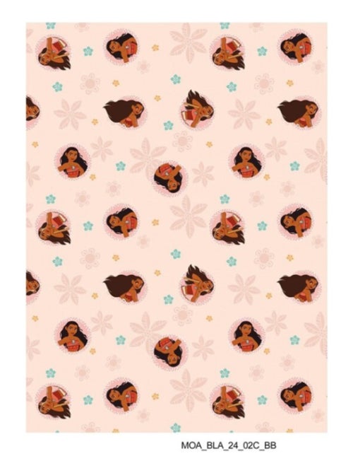 Plaid Disney Vaiana 110 cm x 150 cm - Kiabi