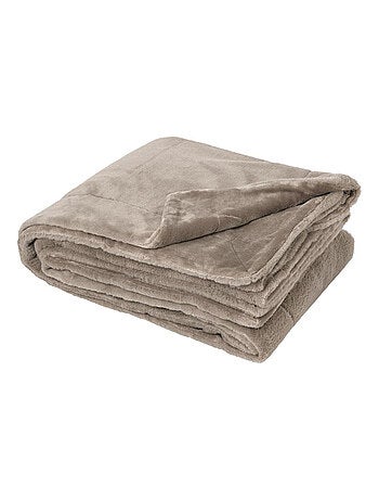 Plaid Double Face Imitation Fourrure et Polaire