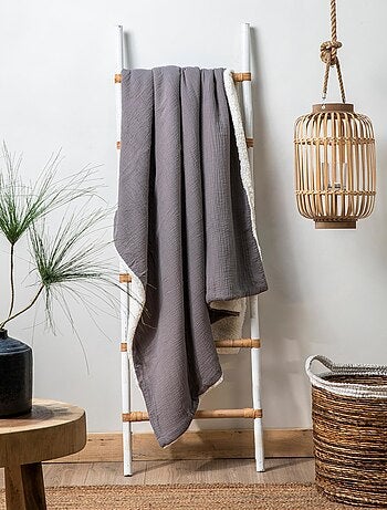 Plaid double gaze sherpa 'Deko&co'