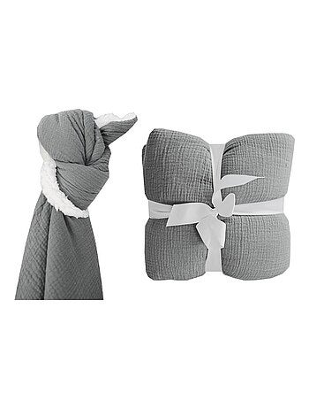 Plaid double gaze sherpa 'Deko&co'