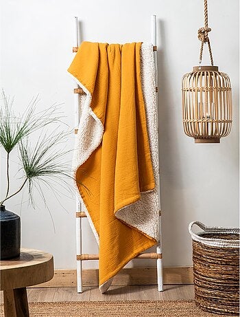 Plaid double gaze sherpa 'Deko&co'