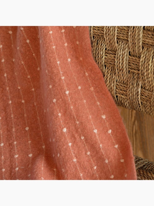Plaid doux à franges aspect mohair - Kiabi