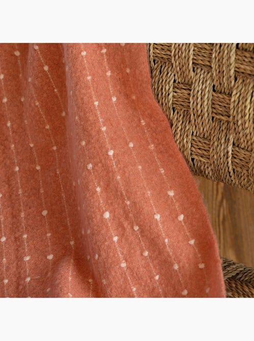 Plaid doux à franges aspect mohair - Kiabi