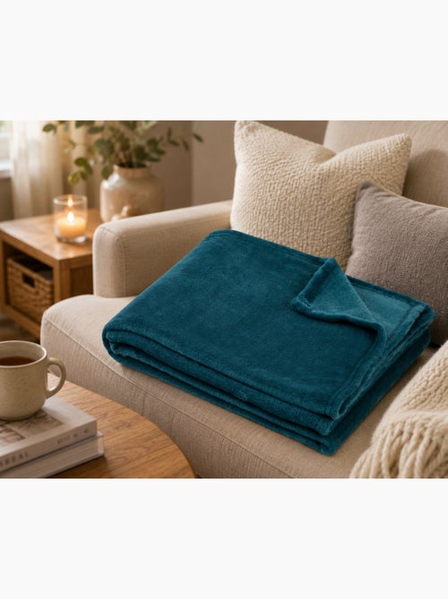 Plaid doux et moelleux Confort - Kiabi