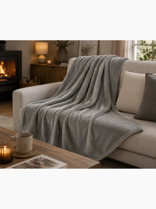 Plaid doux et moelleux confort - Kiabi Plaid doux et moelleux confort - Kiabi